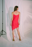 LADDER OF LOVE SHORT DRESS IN PINK RED