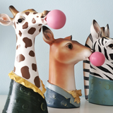 Zebra Bubblegum Vase