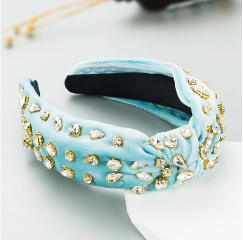 Luxury Rhinestone Knot Headband