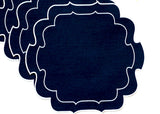 Navy Linen Placemats (Set of 4)