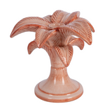 Palm Tree Candlestick - Blush Pink