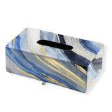 LUXE BLUE TISSUE BOX